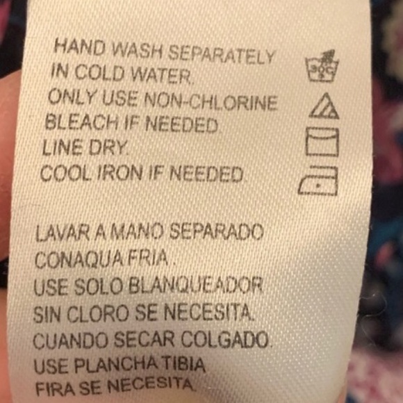 Patrons Of Peace Navy Blue Floral Maxi Dress - Picture 9 of 9